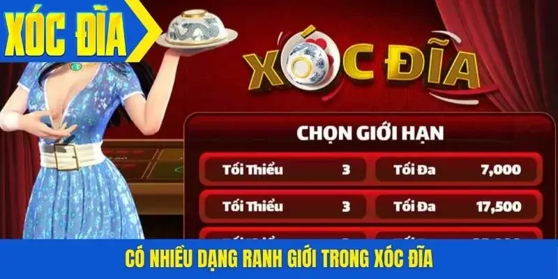 Có nhiều dạng ranh giới trong xóc đĩa