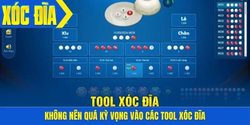 Không nên quá kỳ vọng vào các tool xóc đĩa